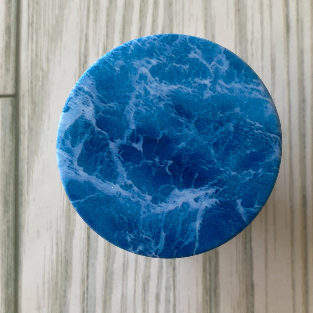 BUNDLE 10/$5 Cell Phone Grip BLUE MARBLE WAVES